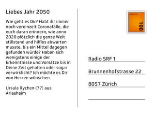 Ursula Rychen (77) aus Arlesheim.