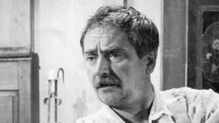 Portrait von Ruedi Walter als Hansli Jowäger im Film «Anne Bäbi Jowäger» von Franz Schnyder aus dem Jahr 1960.