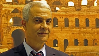 Porträt des Direktors des Fremdenverkehrsbüros Tunesien, Boudeir Bouraoui. Porträt des Direktors des Fremdenverkehrsbüros Tunesien, Boudeir Bouraoui.