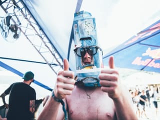 Die beste Maske am Openair Gampel?