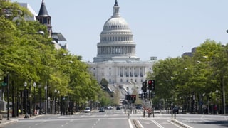 Blick auf das Kapitol in Washington D.C.