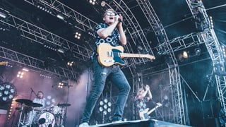 Stefan Buck und seine Hecht auf ihrem Erfolgsritt durch den Festivalsommer. (Heitere Openair 2018)