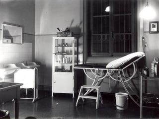Psychiatrische Universitätsklinik Basel, Behandlungszimmer, ca. 1950