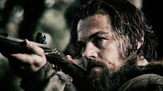 Leonardo DiCaprio mit Waffe im Film «The Revenant».