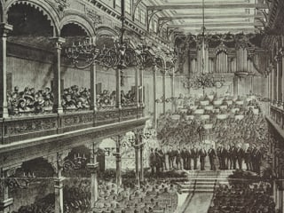 Festakt zur Eröffnung der Landesausstellung 1883