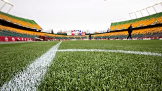 In der Arena von Edmonton findet das WM-Eröffnungsspiel statt. 