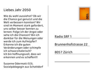 Susanne Odermatt (53), Sozialpädagogin aus Schattdorf.