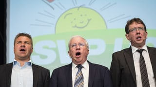 Toni Brunner, Christoph Blocher und Albert Rösti Toni Brunner, Christoph Blocher und Albert Rösti