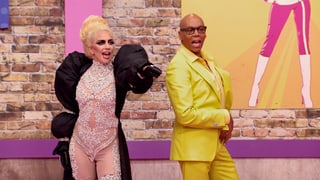 Lady Gaga und Host RuPaul Lady Gaga und Host RuPaul