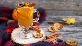 Weisser Glühwein Weisser Glühwein
