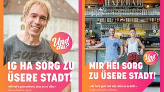 Plakate mit Solothurner Gastronomen. Plakate mit Solothurner Gastronomen.