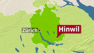Karte Hinwil. Karte Hinwil.