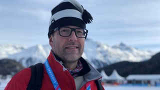 Daniel Cabelduc vom internationalen Eissschnelllaufverband ist voll des Lobes für die Eisbahn auf dem See.
