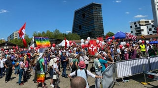 Kundgebung in Zug