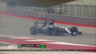 Lewis Hamilton gewinnt das Rennen und krönt sich zum Champion.