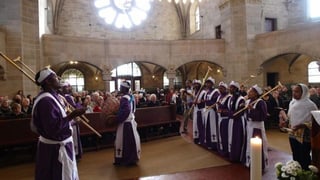Gottesdienst mit Menschen aus Afrika in der Paulus-Kirche.