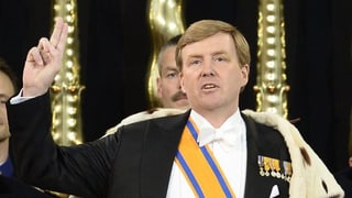 Willem-Alexander legt den Schwur ab.