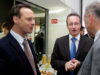 Stefan Engler (CVP) und Martin Schmid (FDP) 