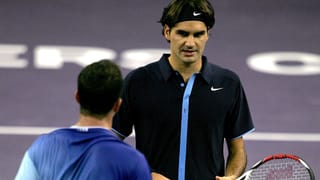 Stepanek und Federer