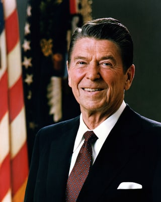 Portrait von Reagan