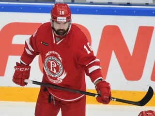 Kaspar Daugavins im Trikot von Witjas Podolsk Kaspar Daugavins im Trikot von Witjas Podolsk