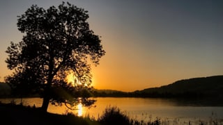 Sonnenuntergang am Ägerisee Sonnenuntergang am Ägerisee