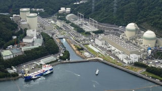 Atomkraftwerk Takahama. (Luftbild)