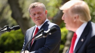 König Abdullah und Trump König Abdullah und Trump