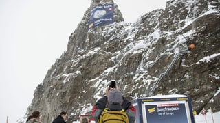 Jungfraujoch mit Besuchern