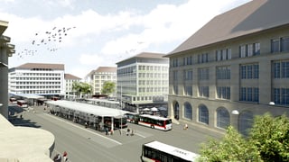 Visualisierung Bahnhof St. Gallen