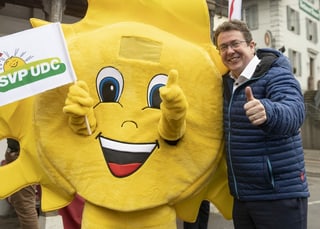 Rösti mit dem SVP-Sünneli.