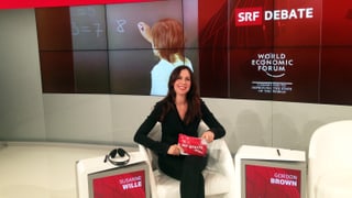 Susanne Wille im SRF-Studio.