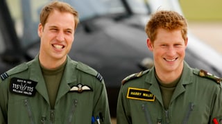 Prinz William (l.) und Prinz Harry