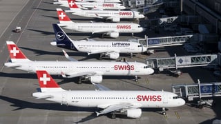 Swiss parkiert. Swiss parkiert.