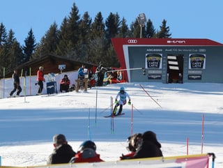 Skirennen in Adelboden