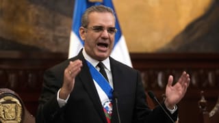 Präsident Luis Abinader. Präsident Luis Abinader.
