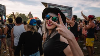 Tina Nägeli am Openair Frauenfeld.