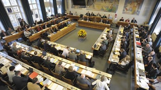 Landratssaal während einer Sitzung 