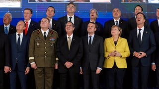 Regierungschefs der EU, die sich an Pesco beteiligen