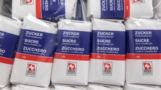 Schweizer Zucker Packungen