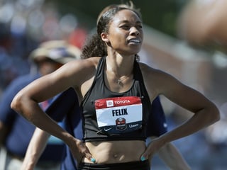 Allyson Felix belegte an den US-Meisterschaften über die 400 m den sechsten Platz.
