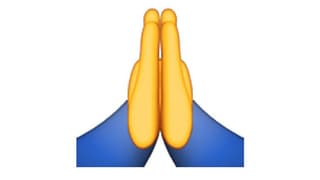 Emoji «Person mit gefalteten Händen»