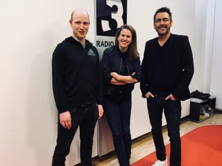 Kathrin Hönegger mit Ivo Sacchi und Andreas Ryser
