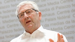 Nationalrat Walter Müller (FDP/SG) führt gegen die Hornkuh-Initiative vor allem Sicherheitsaspekte ins Feld.