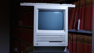 Der alte Macintosh SE - der Brotkasten.