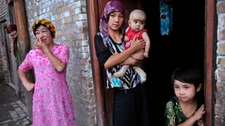 Uigurische Familie