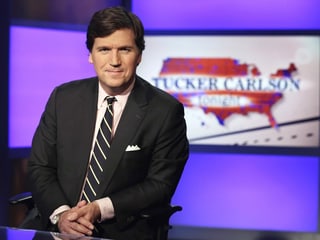 Tucker Carlson in seiner Sendung «Tucker Carlson Tonight».