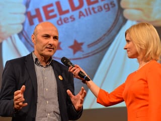 Sabine Dahinden im Gespräch mit Lukas Niederberger.