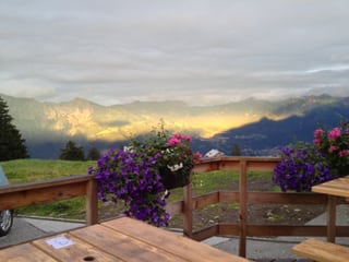 Abendstimmung auf der Alp Malbun