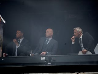 Jermaine Jenas, Alan Shearer und Gary Lineker in der TV-Box